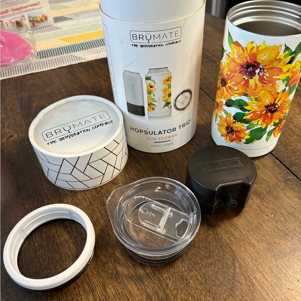 BrüMate Hopsulator Trio - Sunflower Design… used once